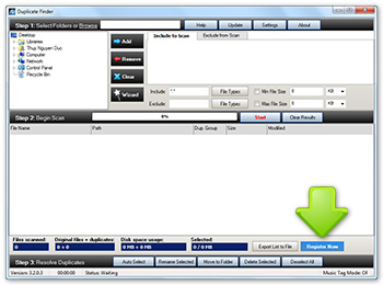 How to Register your copy of DuplicateFinder